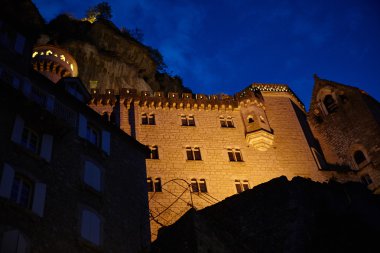 Rocamadour ortaçağ şehir Midi Pyrenees içinde kez izlendi. Miras Unesco