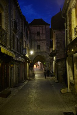 Rocamadour ortaçağ şehir Midi Pyrenees içinde kez izlendi. Miras Unesco