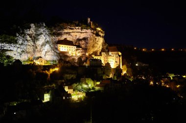 Rocamadour ortaçağ şehir Midi Pyrenees içinde kez izlendi. Miras Unesco