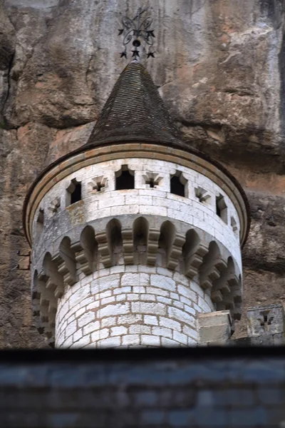 Názory ze středověkého města Rocamadour v Midi-Pyrénées. Dědictví Unesco — Stock fotografie