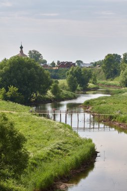 Gösterim eski Rus şehir, Rusya'da altın yüzük dahil Suzdal