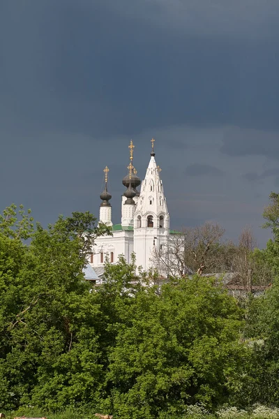 Вид на древний русский город Суздаль, включенный в золотой фонд России — стоковое фото