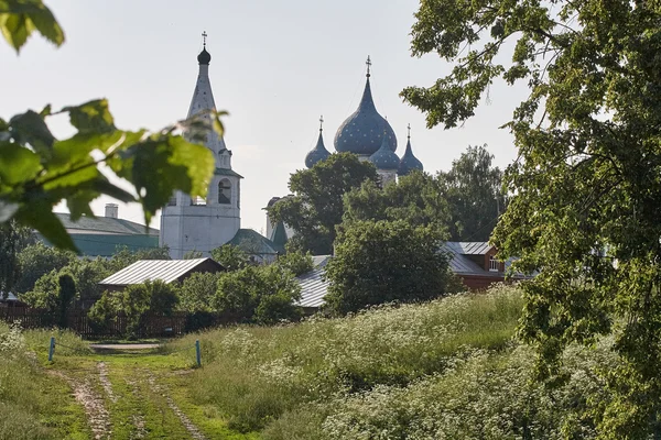 Weergaven oude Russische stad van Soezdal opgenomen in de Gouden Ring van Rusland — Stockfoto