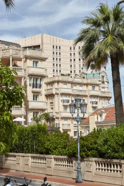 Monte Carlo, Monako. Kentin mimari. Sokaklar, evler,