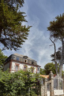 kumsalları, kıyı şeridi ve ormanlar Noirmoutier Adası