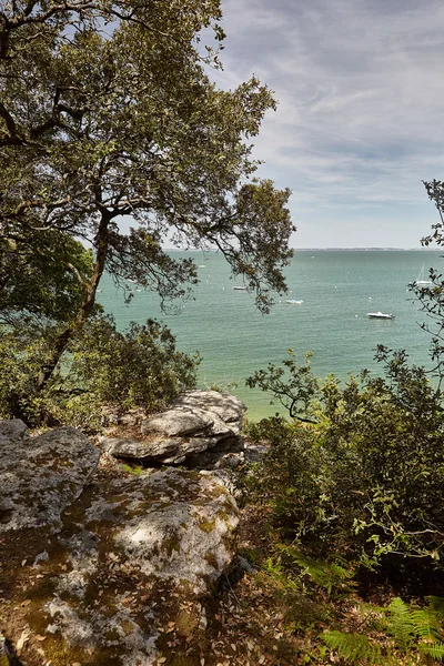 Praias, litoral e florestas Ilha de Noirmoutier . — Fotografia de Stock