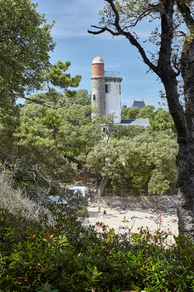 森林、 海滩和海岸线 Noirmoutier 岛. — 图库照片