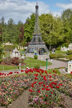 Park Minimundus am Worthersee. En ünlü tarihi binalar ve yapılar dünyanın modelleri. ölçek 1:25