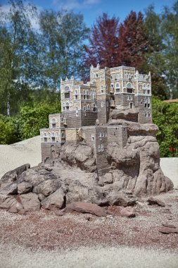 Park Minimundus am Worthersee. En ünlü tarihi binalar ve yapılar dünyanın modelleri. ölçek 1:25