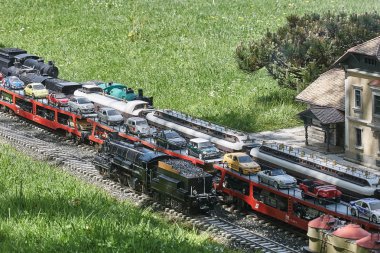Park Minimundus am Worthersee. En ünlü tarihi binalar ve yapılar dünyanın modelleri. ölçek 1:25