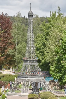 Park Minimundus am Worthersee. En ünlü tarihi binalar ve yapılar dünyanın modelleri. ölçek 1:25