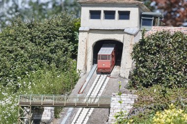 Park Minimundus am Worthersee. En ünlü tarihi binalar ve yapılar dünyanın modelleri. ölçek 1:25