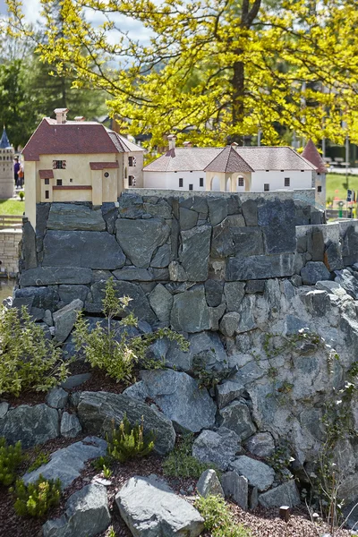 Parc Minimundus am Worthersee. Modèles des bâtiments et structures historiques les plus célèbres au monde. Échelle 1 : 25 — Photo