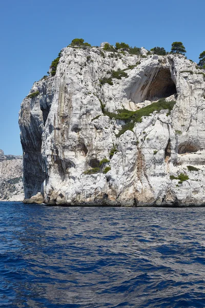 Calanques. Costa mediterranea in Provenza, Francia — Foto Stock