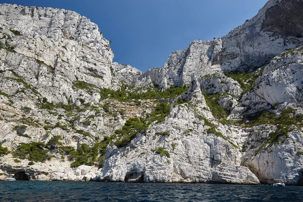 Calanques. Costa mediterranea in Provenza, Francia — Foto Stock