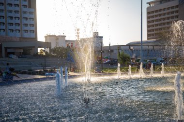 Güzel çeşme Park, eski buhara şehri, Özbekistan