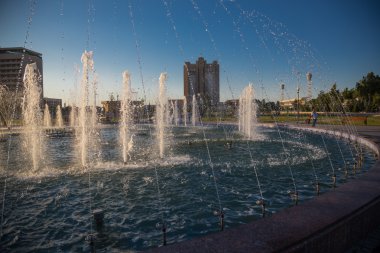 Güzel çeşme Park, eski buhara şehri, Özbekistan