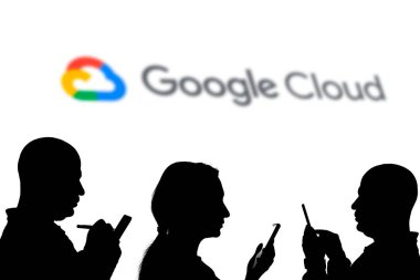 Popüler bulut platformu - Google bulut logosu