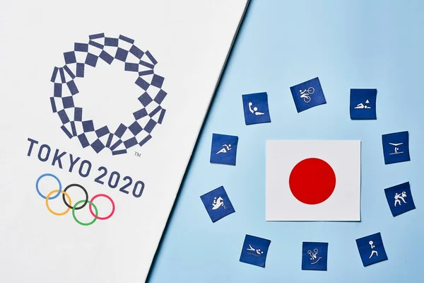 Sommer-OL - Tokyo 2020 – stockfoto