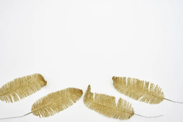 장식적 인 황금빛 단풍 잎 — 스톡 사진