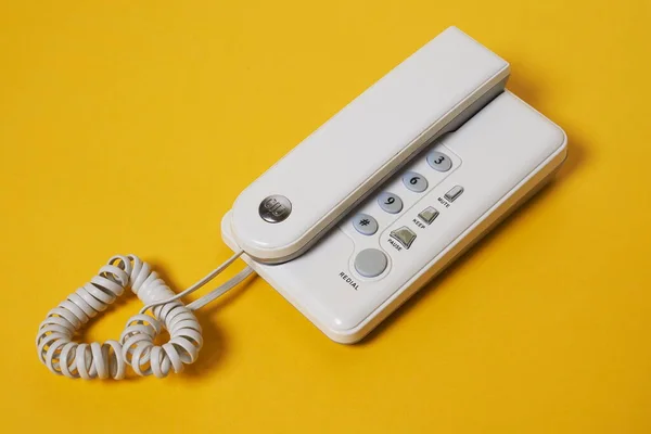 Wired landline telephone — Stok Foto