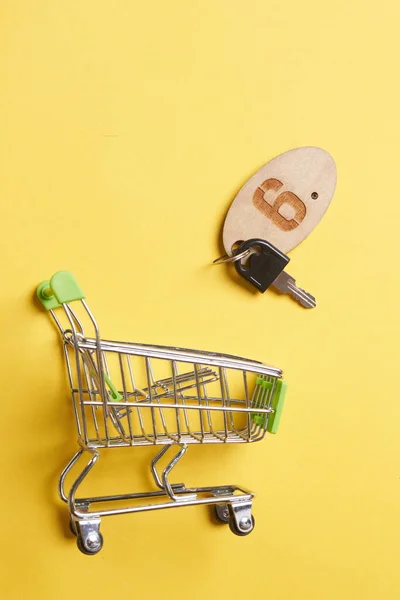 Dinero y un carro — Foto de Stock