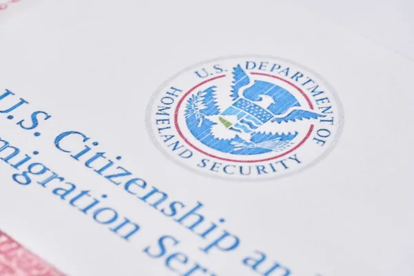 US-Staatsbürgerschaft und Einwanderungsbehörden — Stockfoto