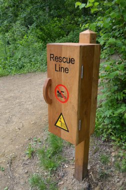 Kurtarma çizgi emanet kutusu.