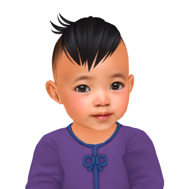 Siyah saçlı, sıradan giyimli, izole edilmiş küçük, sevimli bir çocuk.