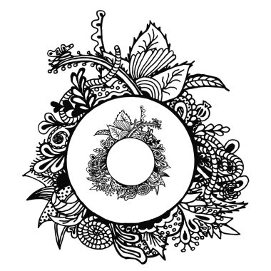 Beyaz arka plan üzerinde kenarlık.