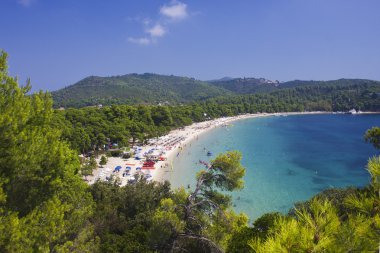 Koukounaries beach skiathos Island, Yunanistan