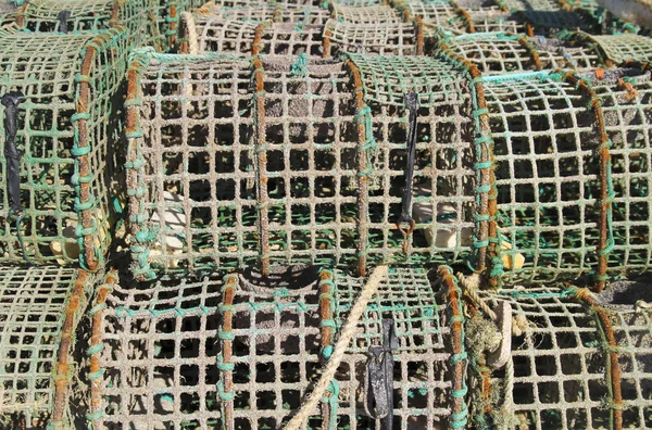 Staré rybářské pasti — Stock fotografie