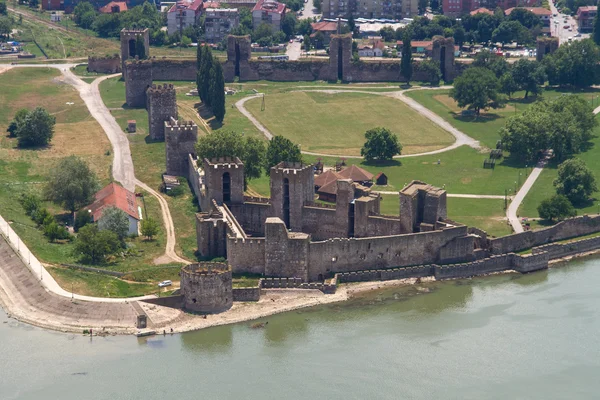 Oude smederevo fort op de Donau — Stockfoto