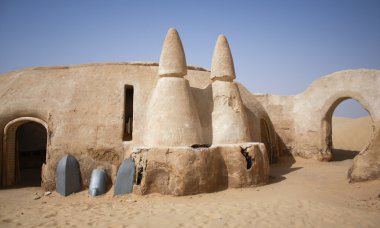 Tunus çölde Köyü