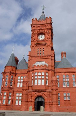 Cardiff Körfezi 'ndeki eski liman merkezi..