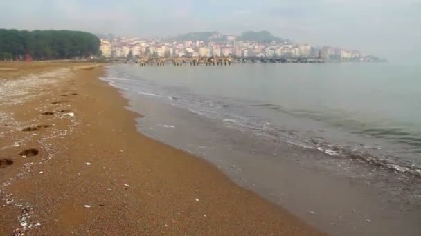 Svarta havet, kusten, maj 2016, Turkiet — Stockvideo