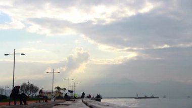 Görünüm bulutlar, Mayıs 2016, Samsun şehir, Türkiye