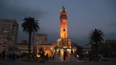 Saat Kulesi, zaman atlamalı, Mayıs 2016, izmir şehir