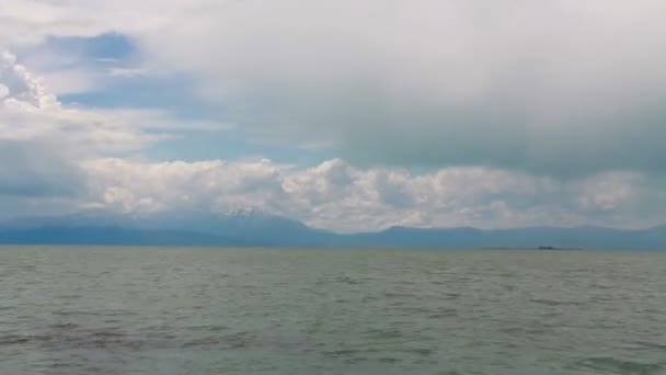 Lapso de tiempo vista lago — Vídeos de Stock
