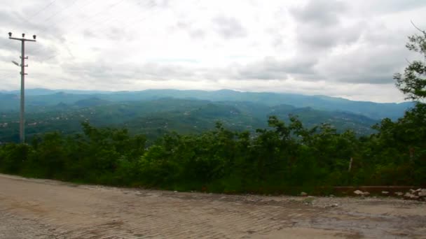 Mountain view, felhők Időközű, 2016-ban — Stock videók