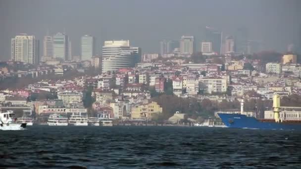 İstanbul Şehir, manzaraları, europa, Türkiye'nin Asya — Stok video