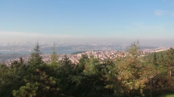 Vista natureza Ponte Marco Istambul Istambul — Vídeo de Stock