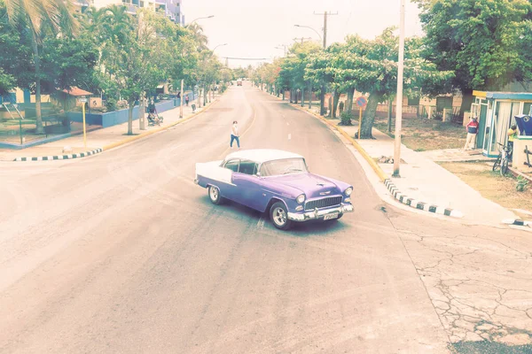 Varadero Cuba May 2021 Streets Varadero Exotic Retro Cars — Stock Photo, Image