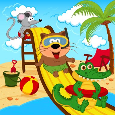 aqua park hayvanlarda