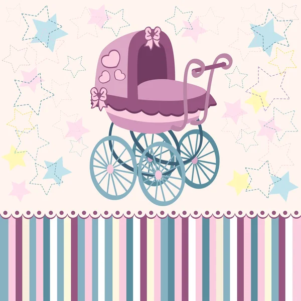 Barnvagn för små — Stock vektor