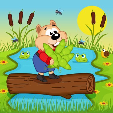 hamster bezelye ile çapraz nehir