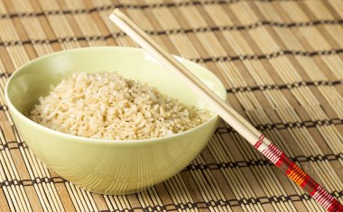 Boiled brown rice