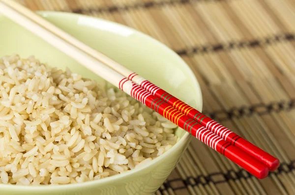 Boiled brown rice — Stock Photo, Image