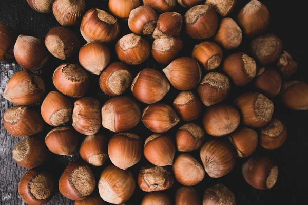 Heap of hazelnuts — Stock Photo, Image