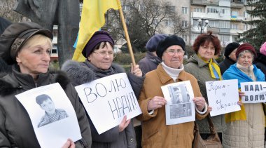 Rally in support of  Nadia Savchenko